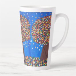 Abstrakter Baum Milchtasse