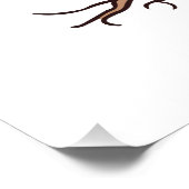 Abstrakter Baum mit Wurzeln und bunten Blätter. Fotodruck (Ecke)