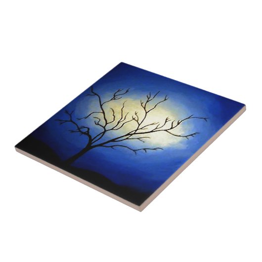 Abstrakter Baum - Moderne Kunst Fliese (Seite)