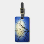 Abstrakter Baum - Moderne Kunst Gepäckanhänger (Vorderseite vertikal)