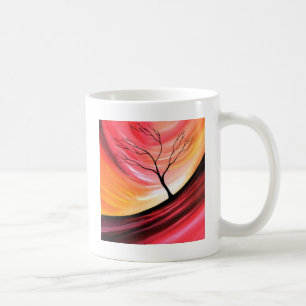 Abstrakter Baum - Moderne Kunst Kaffeetasse