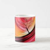 Abstrakter Baum - Moderne Kunst Kaffeetasse (Mittel)