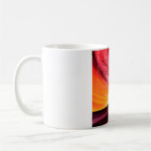 Abstrakter Baum - Moderne Kunst Kaffeetasse (Links)