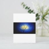 Abstrakter Baum - Moderne Kunst Postkarte (Stehend Vorderseite)