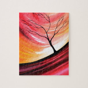 Abstrakter Baum - Moderne Kunst Puzzle