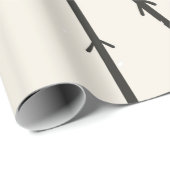 Abstrakter Baum Mond Geschenkpapier (Rolleneckpunkt)
