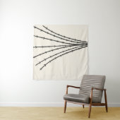 Abstrakter Baum Mond Wandteppich (Beispiel (Horizontal))