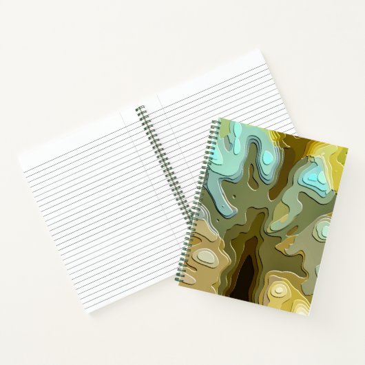 ABSTRAKTER BAUM NOTIZBLOCK (Innenseite)