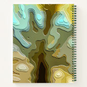 ABSTRAKTER BAUM NOTIZBLOCK (Rückseite)