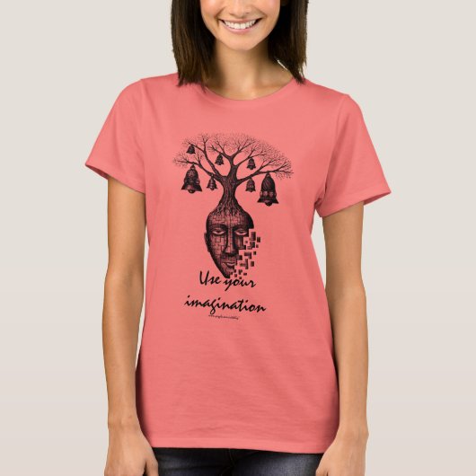 Abstrakter Baum nutzt Ihre Fantasie coolen T - Shi T-Shirt (Vorderseite)