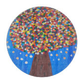 Abstrakter Baum Schneidebrett (Vorderseite)