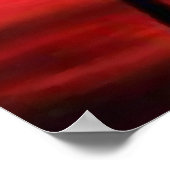 Abstrakter Baum & Sonnenuntergang - Kreative Moder Poster (Ecke)