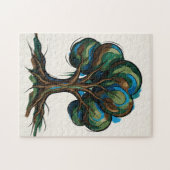 Abstrakter Baum spielerische Kunst Puzzle (Horizontal)