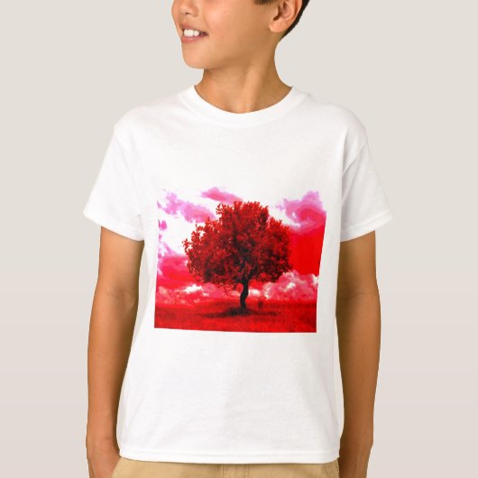 Abstrakter Baum T-Shirt (Vorderseite)