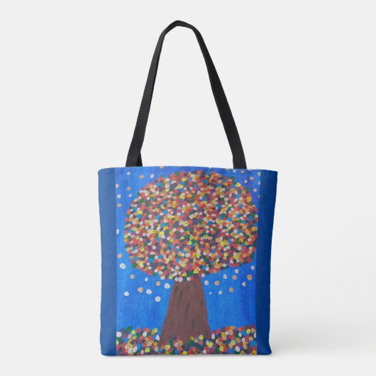 Abstrakter Baum Tasche (Rückseite)