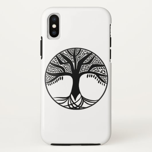 Abstrakter Baum von Leben iPhone X Fall Case-Mate iPhone Hülle (Rückseite)