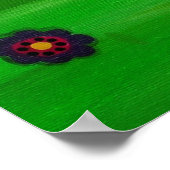 ABSTRAKTER BAUM VON LEBENSMITTELN POSTER (Ecke)