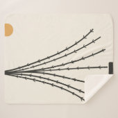 Abstrakter Baummond Sherpadecke (Vorderseite (Horizontal))