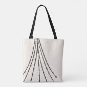 Abstrakter Baummond Tasche (Rückseite)
