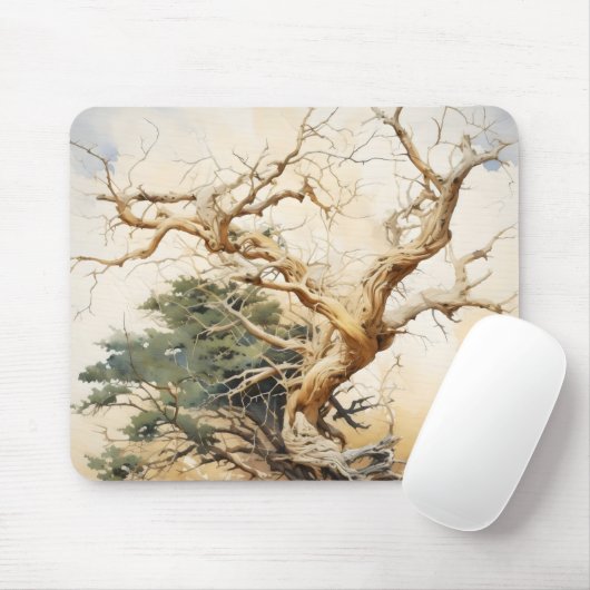 Abstrakter Baumsymbolismus Mousepad (Mit Mouse)