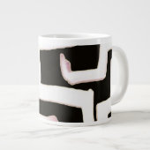 Abstrakter Becher Jumbo-Tasse (Vorderseite Rechts)