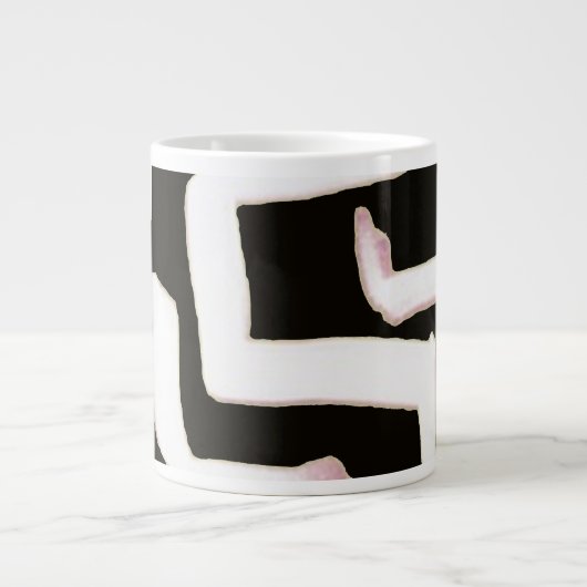 Abstrakter Becher Jumbo-Tasse (Vorderseite)
