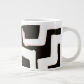 Abstrakter Becher Jumbo-Tasse (Rechts)
