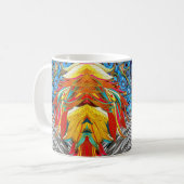 Abstrakter Becher Kaffeetasse (Vorderseite Links)
