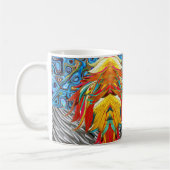 Abstrakter Becher Kaffeetasse (Links)