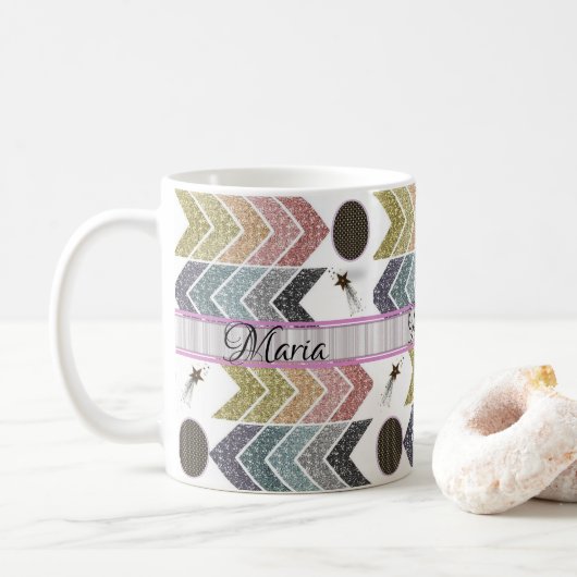Abstrakter Becher Kaffeetasse (Mit Donut)