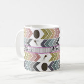 Abstrakter Becher Kaffeetasse (Vorderseite Links)