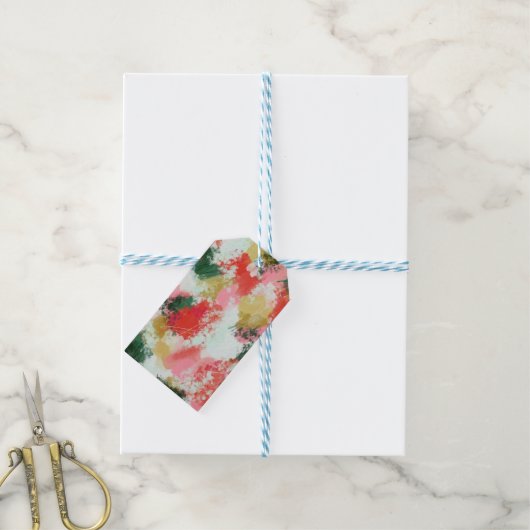 Abstrakter Beifall Geschenkanhänger (Mit Garn)