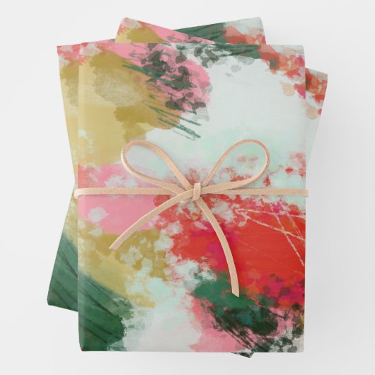 Abstrakter Beifall Geschenkpapier Set (Beispiel)