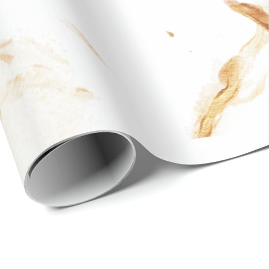 Abstrakter Beige- und Cremafarbelwirbel Geschenkpapier (Rolleneckpunkt)