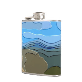 ABSTRAKTER BERG FLACHMANN