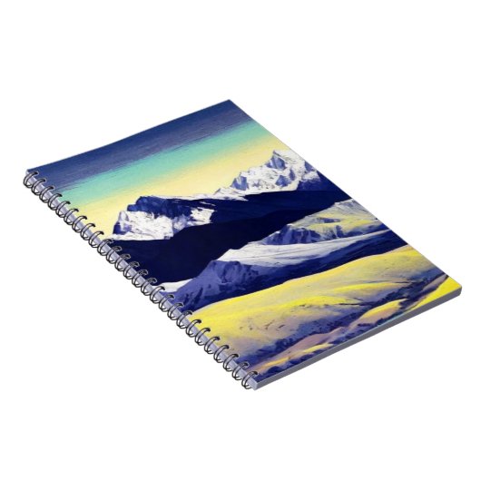 Abstrakter Berg | Notebook-Journal Notizblock (Rechte Seite)