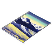 Abstrakter Berg | Notebook-Journal Notizblock (Linke Seite)
