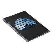 abstrakter Berg Notizblock (Rechte Seite)