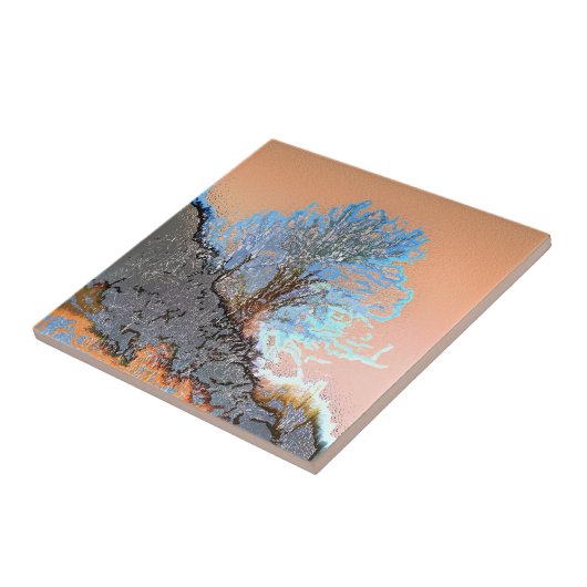 ABSTRAKTER BERGBAUM FLIESE (Seite)