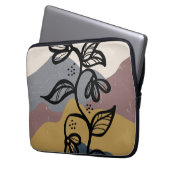 Abstrakter Berghang Laptopschutzhülle (Vorderseite Links)