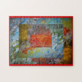 Abstrakter Bilderrahmen Puzzle (Horizontal)
