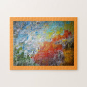 Abstrakter Bilderrahmen Puzzle (Horizontal)