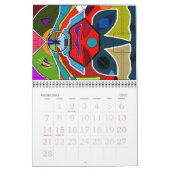 Abstrakter Bildkalender Kalender (Feb 2027)