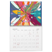Abstrakter Bildkalender Kalender (Jan 2026)