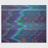 Abstrakter Bildschirm Geschenkpapier (Flach)