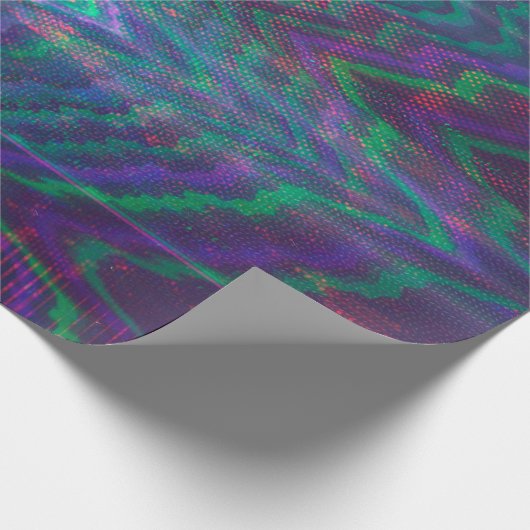 Abstrakter Bildschirm Geschenkpapier (Ecke)