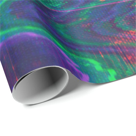 Abstrakter Bildschirm Geschenkpapier (Rolleneckpunkt)