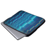 Abstrakter Bildschirm Laptopschutzhülle (Vorne Knopf)