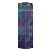 Abstrakter Bildschirm Thermosbecher (Rückseite)