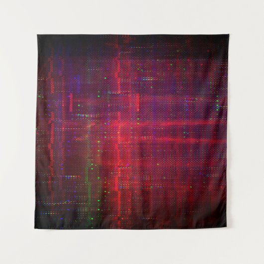 Abstrakter Bildschirm Wandteppich (Vorderseite)